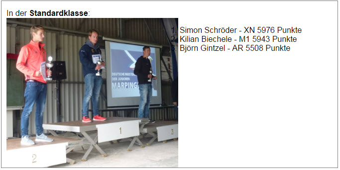 Biechele (LS8 neo) und Börn Gintzel (LS8): 2. und 3. Platz der deutschen Junioren Meisterschaft